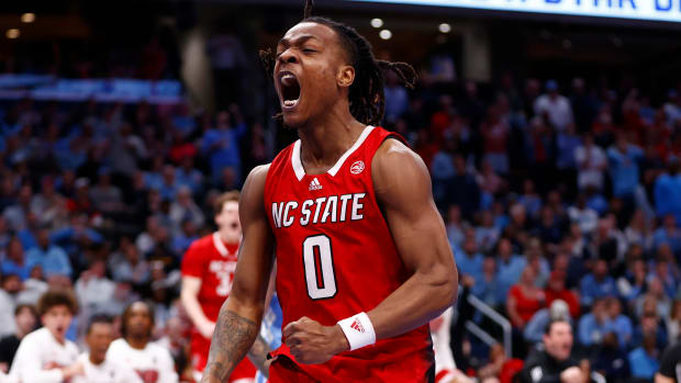 NC State guard DJ Horne.